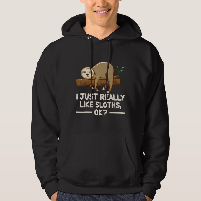 Sudadera Me Gusta Realmente Las Lunas Ok Funny 63 (Anverso)
