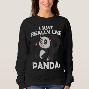 Sudadera Me Gusta Realmente Pandas Cute Gigante Panda 1