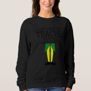Sudadera Me gusta sonreír Sonreír es mi favorito Christm