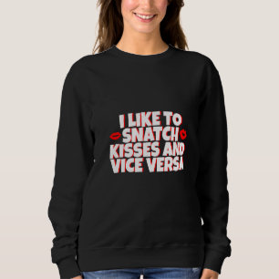 Sudadera Me Gusta Tirar Besos Y Vicio Versa - Premium