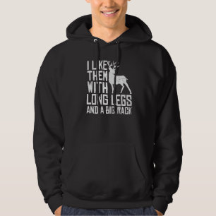 Sudadera Me Gustan Con Las Piernas Largas Gran Caza De Pun