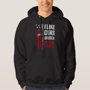 Sudadera Me Gustan Las Armas En Estados Unidos Quizá 3 Pers