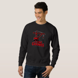 Sudadera Me gustan las grúas