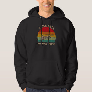 Sudadera Me Gustan Las Hormigas Y Quizá 3 Personas Ant Retr