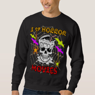 SUDADERA ME GUSTAN LAS PELÍCULAS DE TERROR