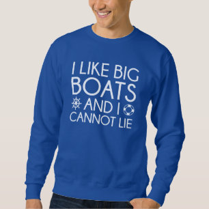 Sudadera Me gustan los barcos grandes