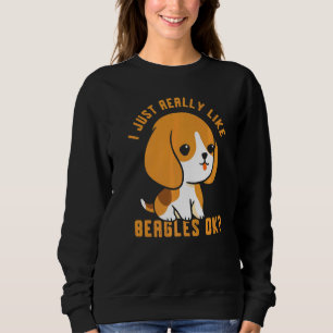 Sudadera Me Gustan Los Beagles Ok Beagle Dog Puppy Pr