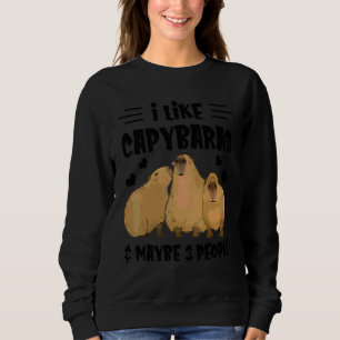 Sudadera Me gustan los carpinchos & quizás 3 personas Anima