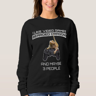 Sudadera Me Gustan Los Dragones Con Cabeza De Videojuegos Y