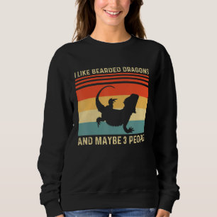 Sudadera Me Gustan Los Dragones Con Cabeza Y Tal Vez 3 Pers