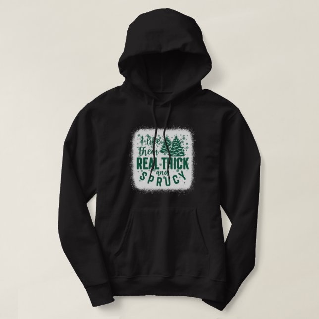 Sudadera Me Gustan Los Navidades Muy Gruesos Y Asequibles. (Diseño del anverso)