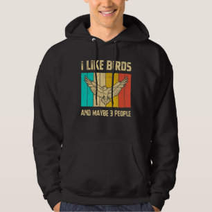 Sudadera Me Gustan Los Pájaros Y Tal Vez 3 Personas Miran E