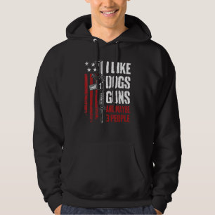 Sudadera Me gustan los perros de caza y quizás 3 personas a