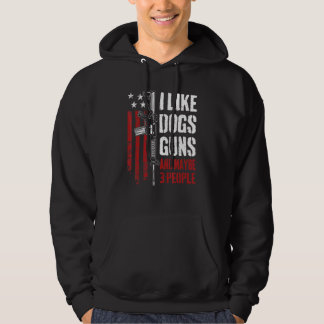 Sudadera Me gustan los perros de caza y quizás 3 personas a