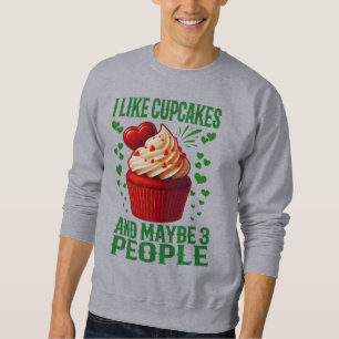 Sudadera me gustan los quequitos y tal vez 3 personas