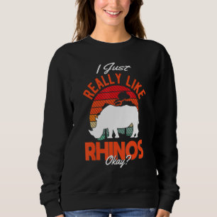 Sudadera Me gustan los rinocerontes