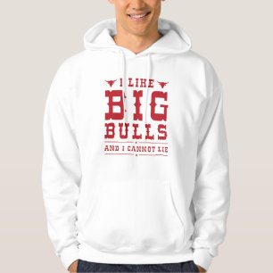 Sudadera Me gustan los toros grandes y no puedo mentir