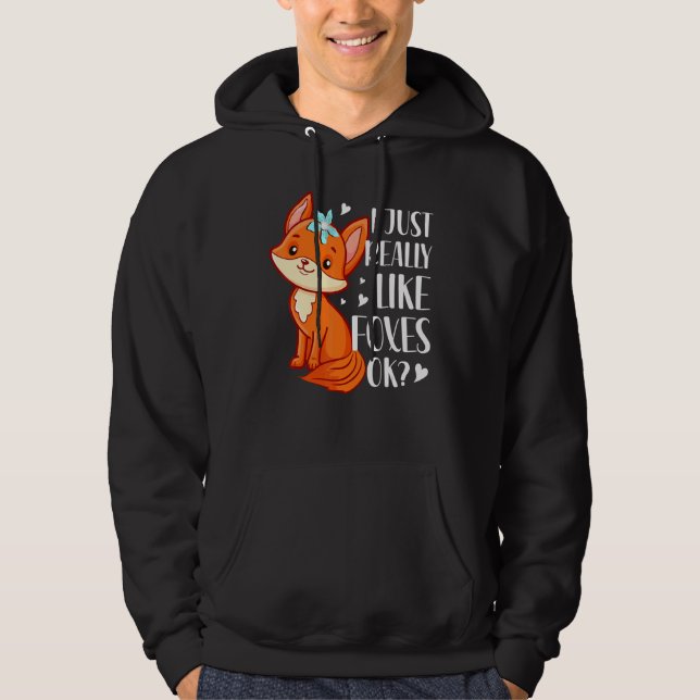 Sudadera Me Gustan Los Zorros (Anverso)
