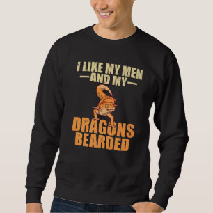 Sudadera Me Gustan Mis Hombres Y Mis Dragones Reptile Con C