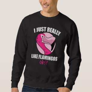 Sudadera Me Gustan Mucho Los Flamencos Ok