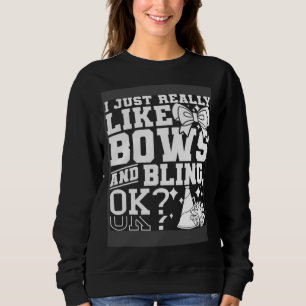 Sudadera Me Gustan Mucho Los Lazos Y El Brillo Porrista Gri