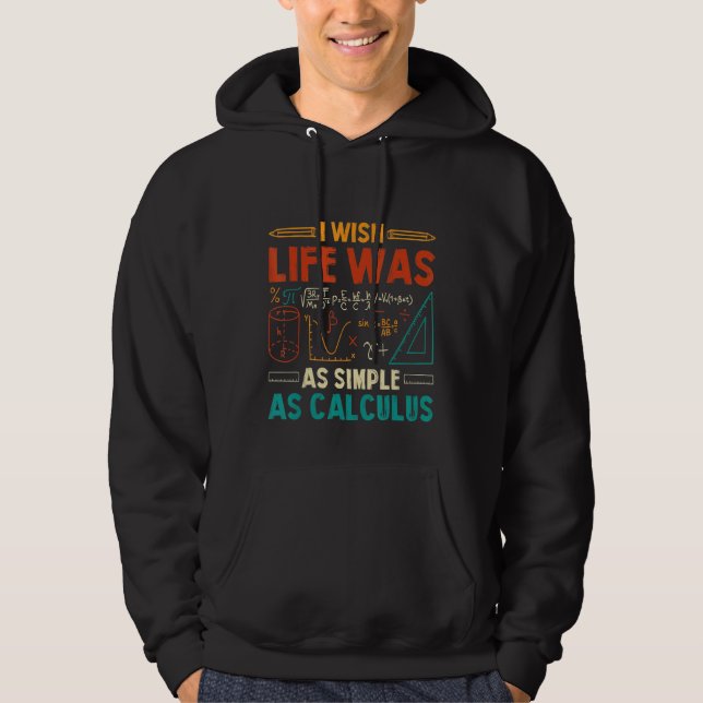 Sudadera Me Gustaría Que La Vida Fuera Tan Simple Como El C (Anverso)