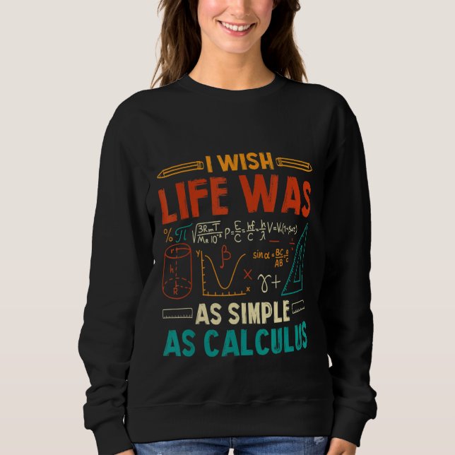 Sudadera Me Gustaría Que La Vida Fuera Tan Simple Como El C (Anverso)
