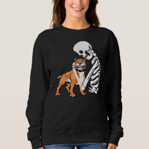 Sudadera Me Haces Sentir Vivo Pit Bull Funny Halloween
