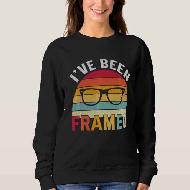 Sudadera Me han enmarcado como Optometrista Optometría Ópti (Anverso)