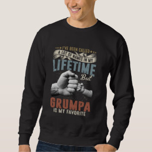 Sudadera Me han llamado muchos nombres pero Grumpa es mi ap