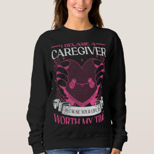 Sudadera Me hice cuidadora porque tu vida vale RN N