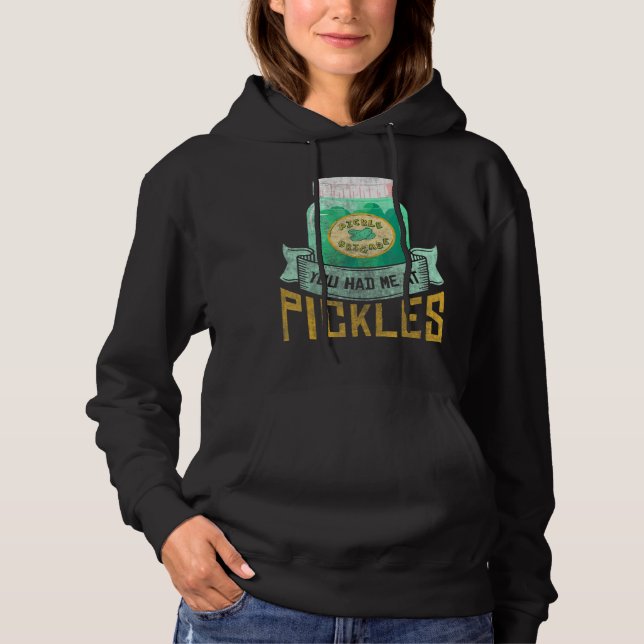 Sudadera Me hiciste un pepinillo Pepinillo Cornichons (Anverso)