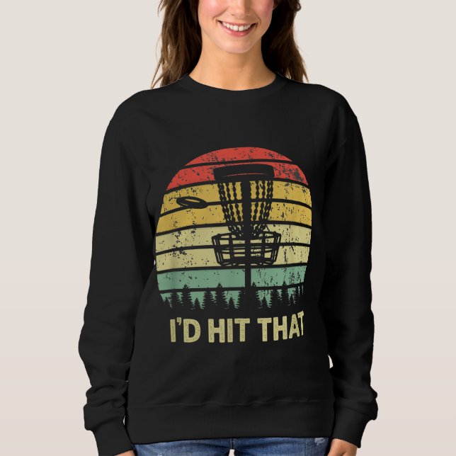 Sudadera Me hubiera tocado ese diseño gracioso del disco Go (Anverso)