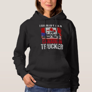 Sudadera Me Identifico Como Camionero Canadiense Apoyo A La