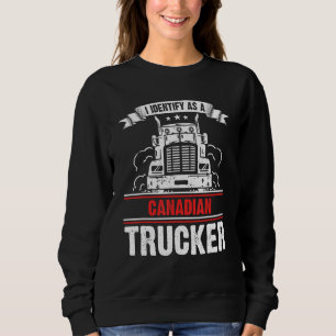 Sudadera Me Identifico Como Convoy De Libertad De Camionero