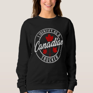 Sudadera Me Identifico Como Convoy De Libertad De Camionero