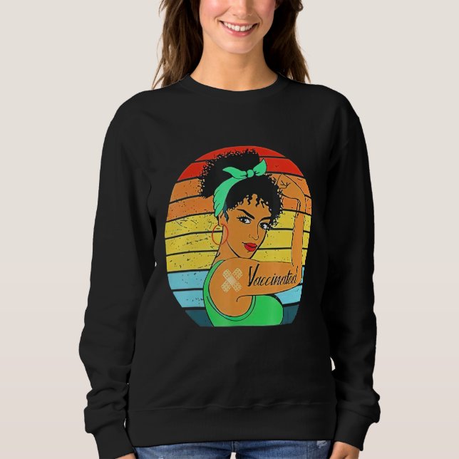 Sudadera Me Identifico Como Vacunado (Anverso)