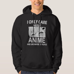 Sudadera Me Importa Solo Anime Y Quizás 3 Personas Fu