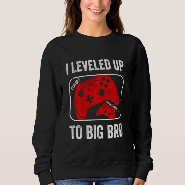 Sudadera Me Levanté Para Big Bro Gamer New Big Brother (Anverso)