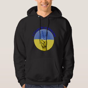 Sudadera Me mantengo con Ucrania Bandera de Ucrania Ucrania