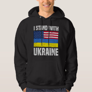 Sudadera Me mantengo con Ucrania Bandera de Ucrania Ucrania
