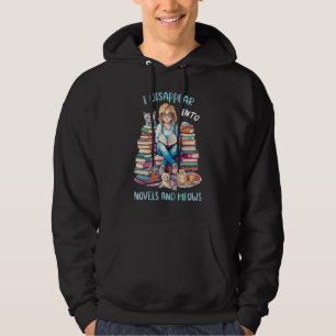 Sudadera Me pierdo en novelas y maullidos Friki de los libr
