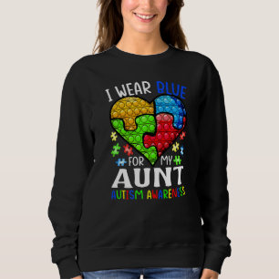 Sudadera Me Pongo Azul Por Mi Tía Conciencia De Autismo.