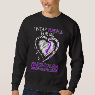 Sudadera Me Pongo Morado Por Mi Conciencia de Fibromialgia