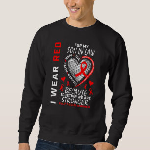 Sudadera Me Pongo Rojo Por Mi Hijo De Derecho Enfermedad Ca