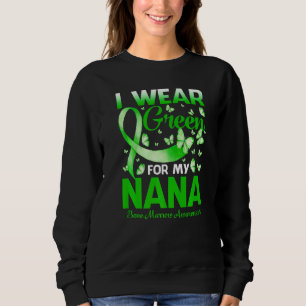 Sudadera Me pongo verde por la conciencia de médula ósea de