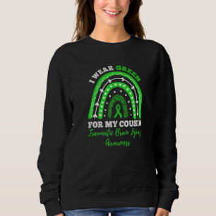 Sudadera Me pongo verde por mi primo Conciencia de Tbi del