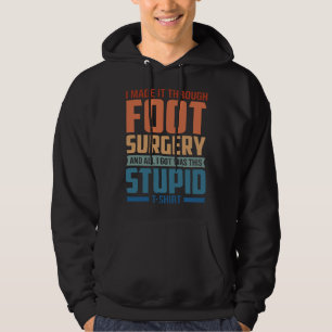 Sudadera Me Recuperé de la Cirugía de Pie  Recuperación de 
