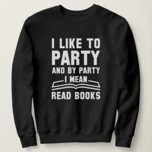 Sudadera Me refiero a leer libros