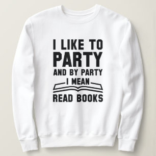 Sudadera Me refiero a leer libros